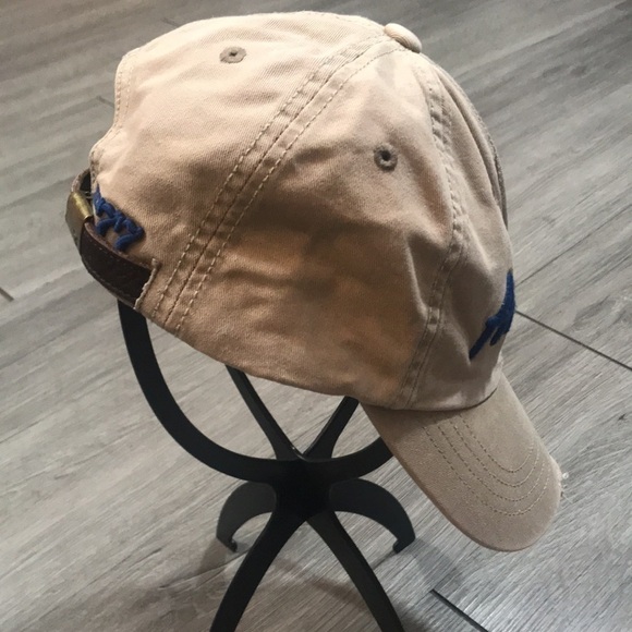 American Eagle Outfitters Khaki Embroidered Factory Distressed Fashion Cap - Picture 6 of 9